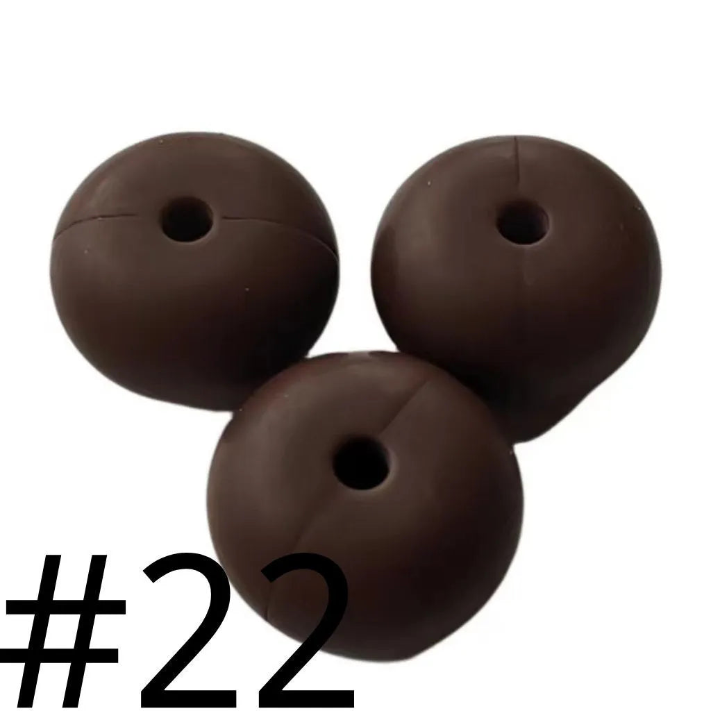 Silicone Wheel Beads  14mm