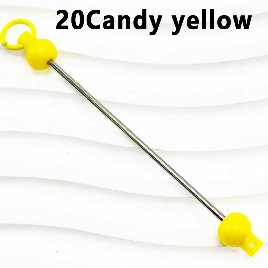 DIY Beadable Bars for Keychains and Accessories, Solid Colors, 90mm, Please Read the Description