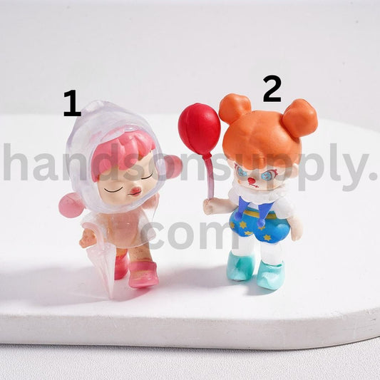 Pop Mart Cute Dor & Skullpand Series Mini Figures Blind Box Figures Jewelry Accessories (No Hole)