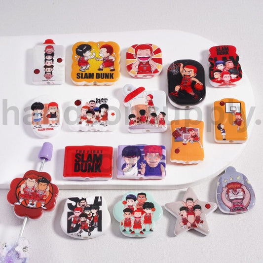 Sla Dun Series Japan Anime Style Assorted Shapes Acrylic Beads Random Mix