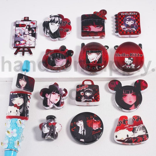 Hello Kitty & Tomi Series Different Shape Acrylic Beads for Pendant & Jewelry Accessories