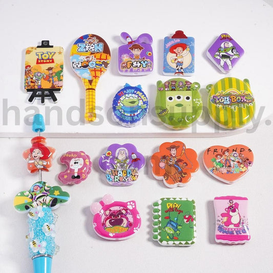 Cute Toy Story Series Different Shape Designs Pendant Acrylic Beads