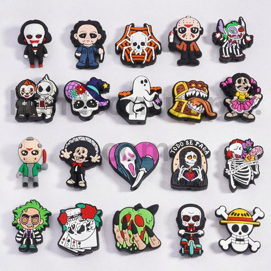 Halloween Movie Character & Mask Horror Series Silicone Focal Beads