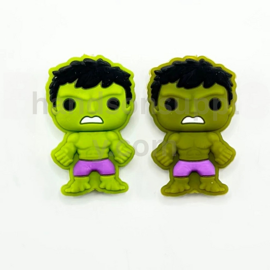 Gian Hul Marve Avenger Vivid Green Silicone Focal Beads