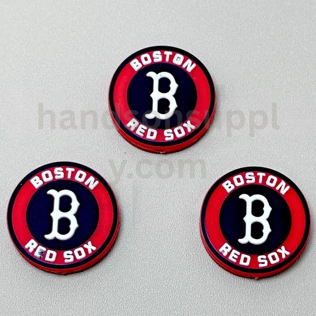 America Baseball Team USA Boston Red So Silicone Focal Beads