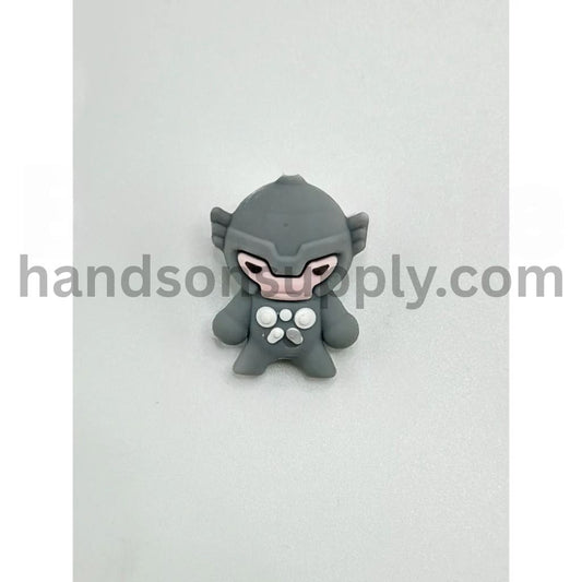 3D Super Man Her Armored Silicone Focal Beads