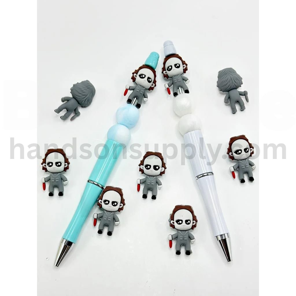 3D Halloween Horror Figure Michae Mye Silicone Focal Beads