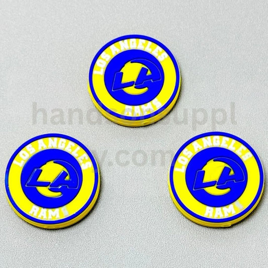 America Football Team USA Los Angeles Ra Silicone Focal Beads