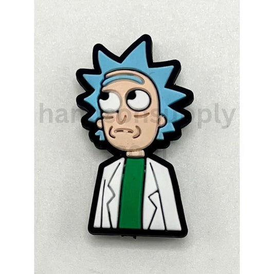 Cartoon Ricky and Morte Sanchez Boy Character Silicone Focal Beads