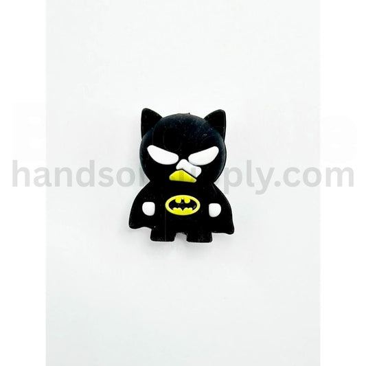 3D Bat Brave Ma Silicone Focal Beads