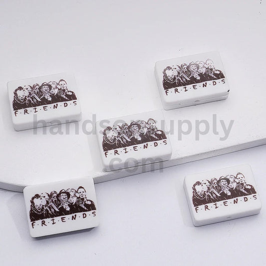 Horror Scary Friends Freddy Character Silicone Focal Beads