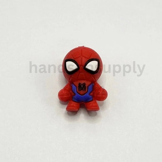 3D Red Superhero Little Spider Man Silicone Focal Beads