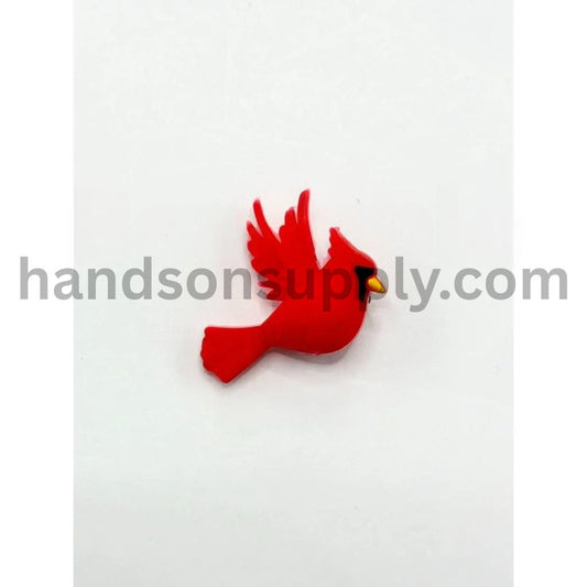3D Sports Baseball Saint Loui Cardina Silicone Focal Beads