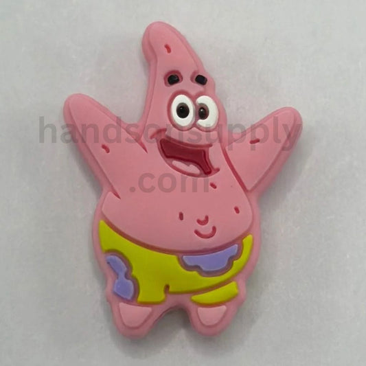 3D Adorable Patrieck Star Cartoon Puppy Dog Silicone Focal Beads