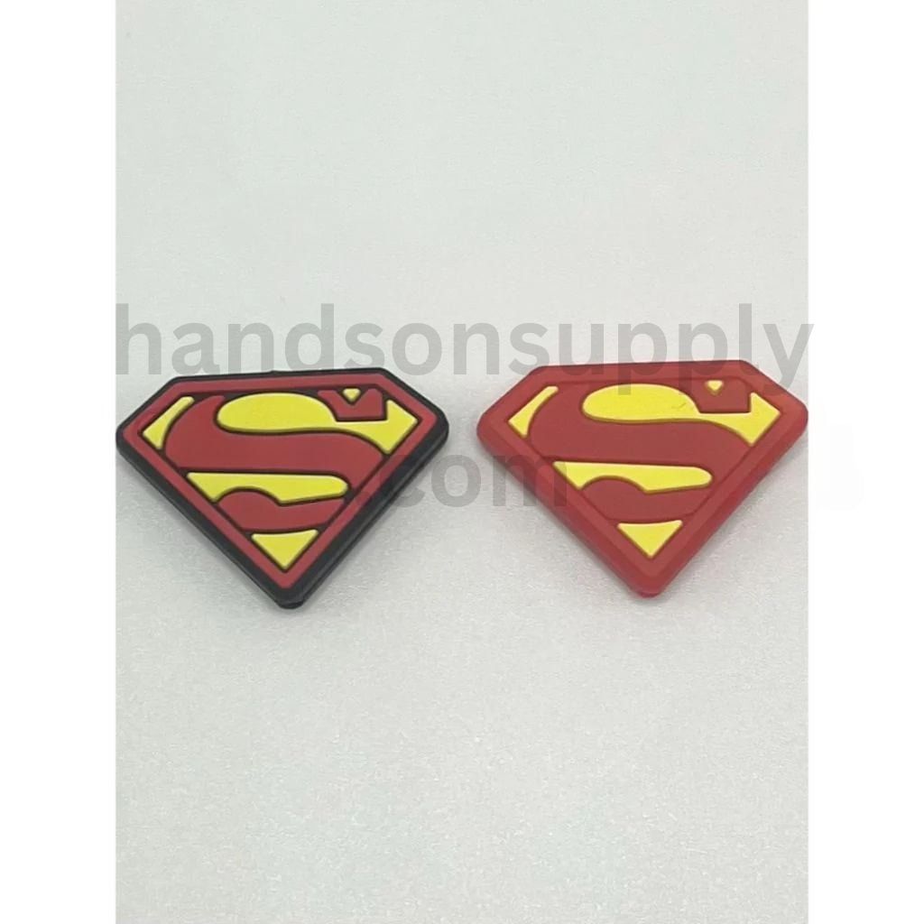 Red Masked Superhero Character Design Silicone Focal Beads