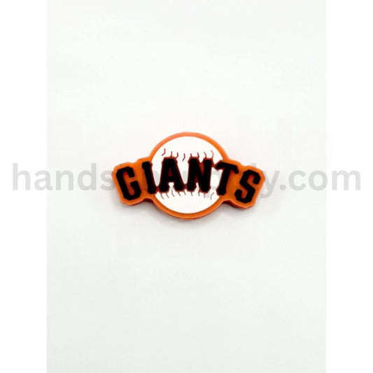 Sports Baseball San Francisc Gian Silicone Focal Beads