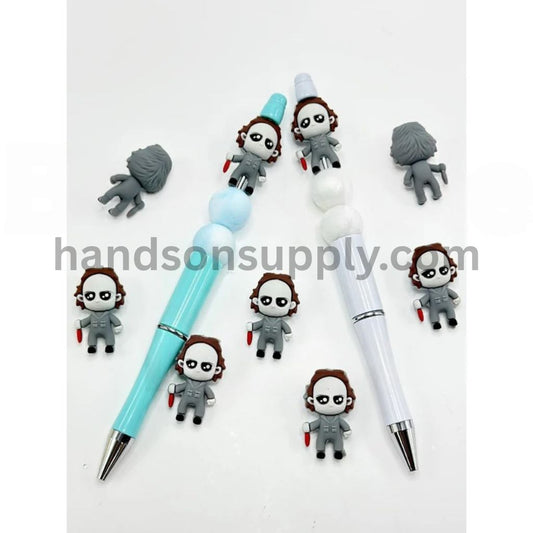 3D Halloween Horror Figure Michae Mye Silicone Focal Beads