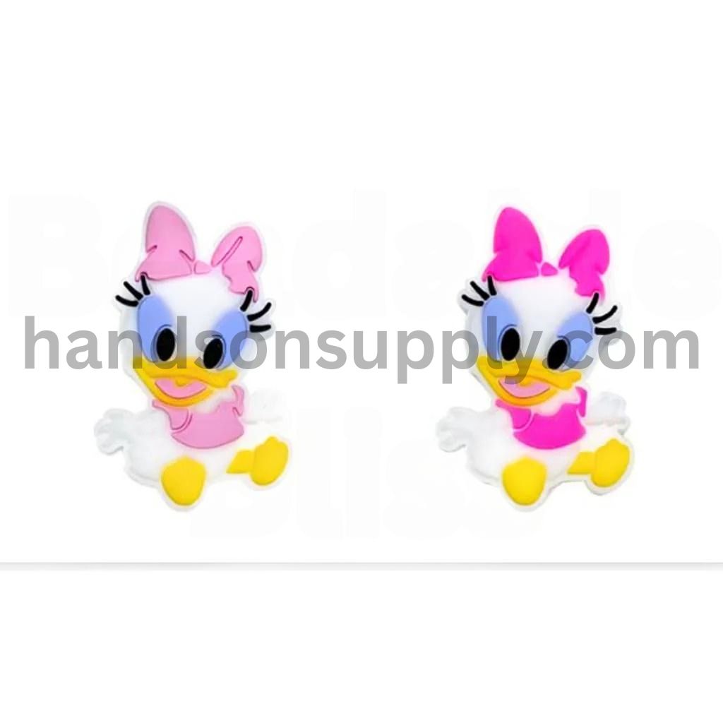 Cute Mini Cartoon Dais Duck Disne Silicone Focal Beads