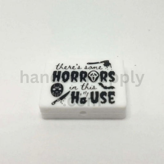 Haunted House Vibes “Some Horrors Inside” Halloween Silicone Focal Beads