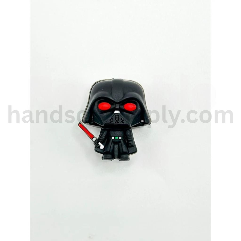 3D Star Wa Dart Vade Silicone Focal Beads