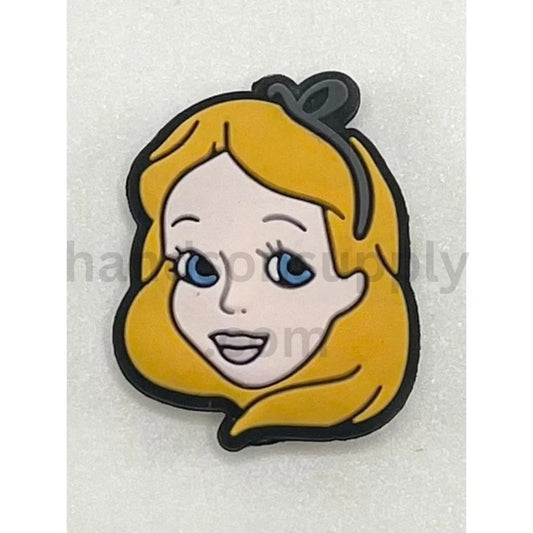Magical Alice in Wonder Royal Girl Silicone Focal Beads