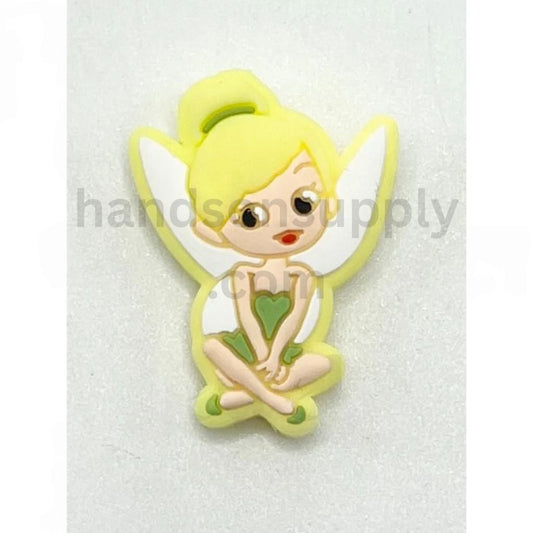 Whimsy Wings Cartoon Tinker Bell Silicone Focal Beads