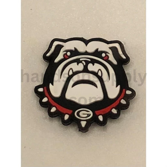 College Sports University League Team Logo Silicone Focal Beads