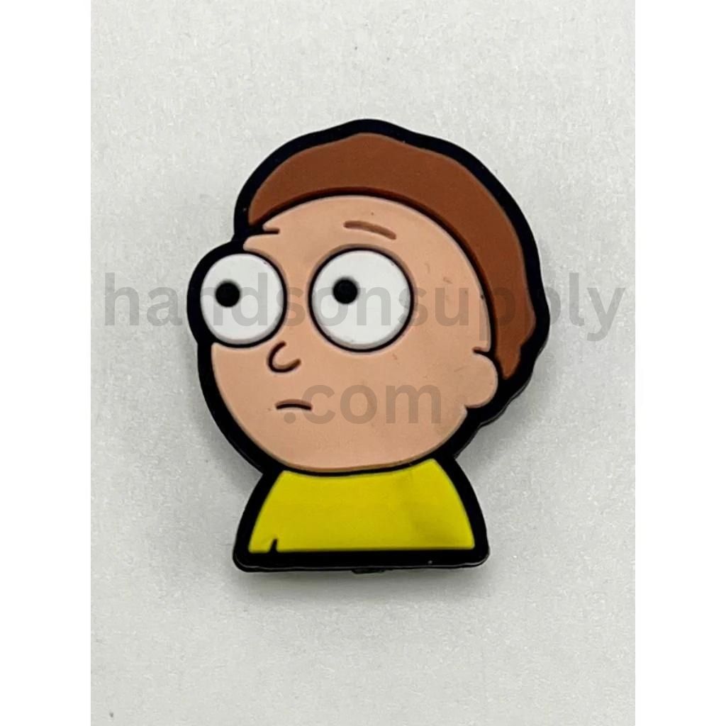 Cartoon Rik and Morti, Morte Smith Character Silicone Focal Beads