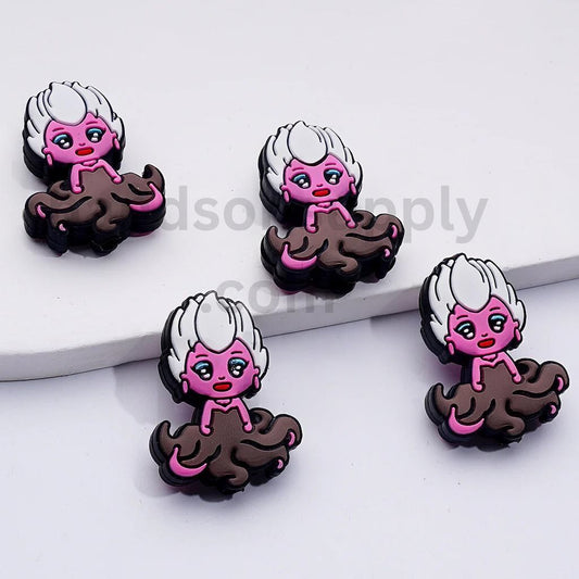 Sinister Sea Sorceress Inspired by Ursula Silicone Focal Beads