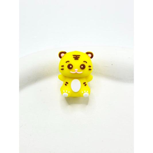 Little Cute Honey Bear 3D Silicone Focal Beads