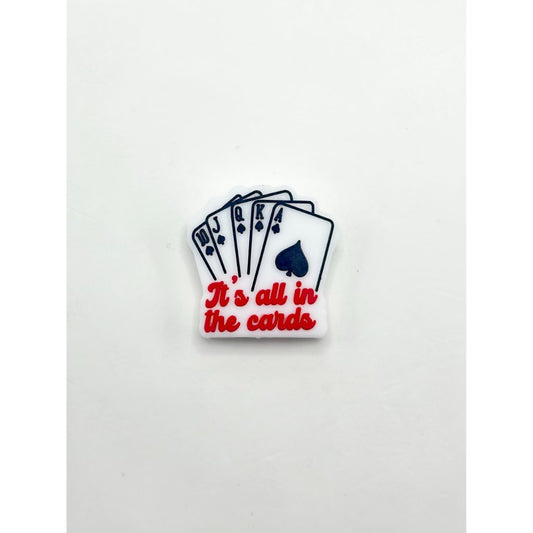 It's All in the Playing Cards Silicone Focal Beads