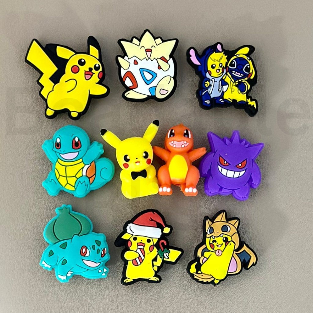 Pokemo Series Random Mix Silicone Focal Beads