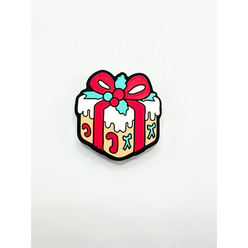 Snowman House Christmas Theme Elk Stocks Gift Box Gingerbread Silicone Focal Beads