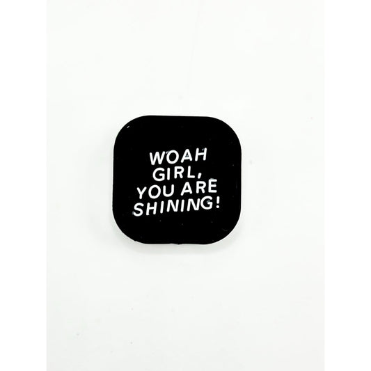 You are Shinning Woah Girl, Silicone Focal Beads