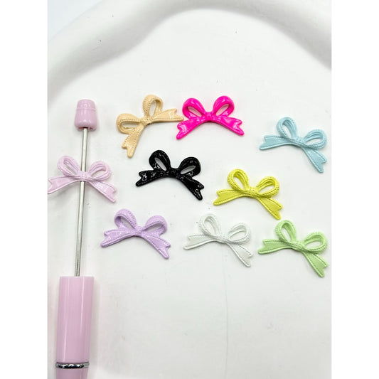 Alloy Metal Multi-Color Bowknot, Random Mix, 25MM