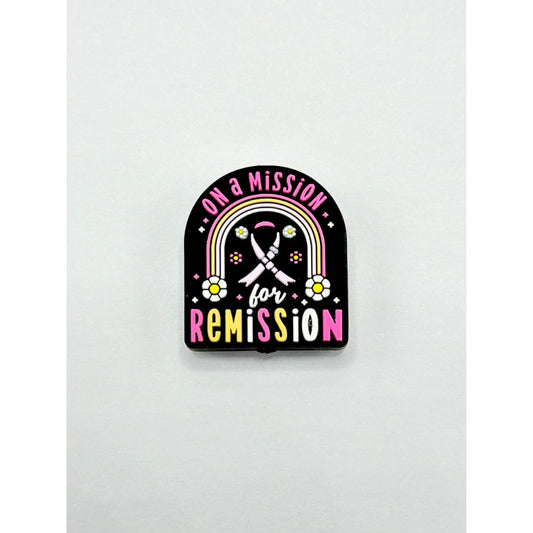 On a Mission Remission Fight with Cancer Cute Silicone Focal Beads