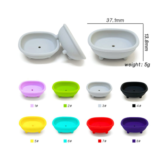 Bathtub 3D Mini Cute Silicone Focal Beads