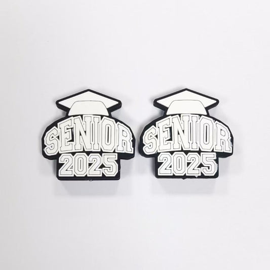 Graduation School Senior 2025 Silicone Focal Beads