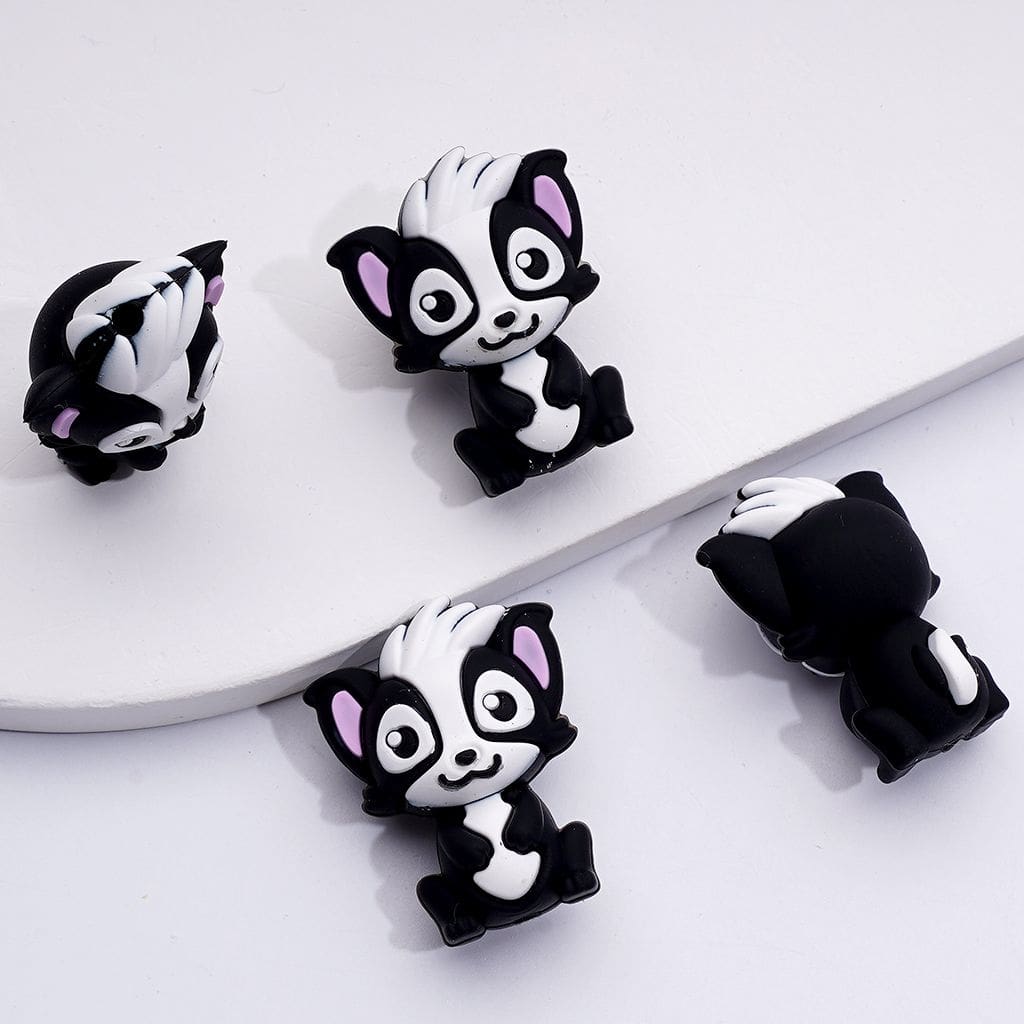 Adorable 3D Meerkat Silicone Focal Beads – Playful & Unique Design