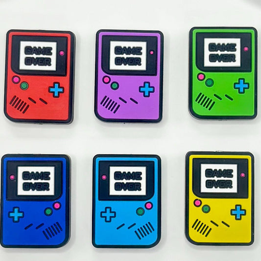 Recreational Machine Game Over Silicone Focal Beads