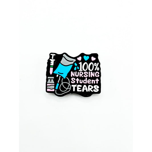 100% Student Nursing Tears Silicone Focal Beads