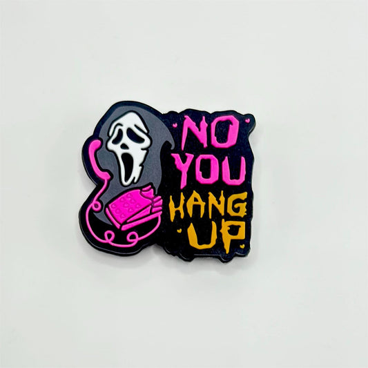 Ghost Makes a Telephone Call No You Hang Up Silicone Focal Beads