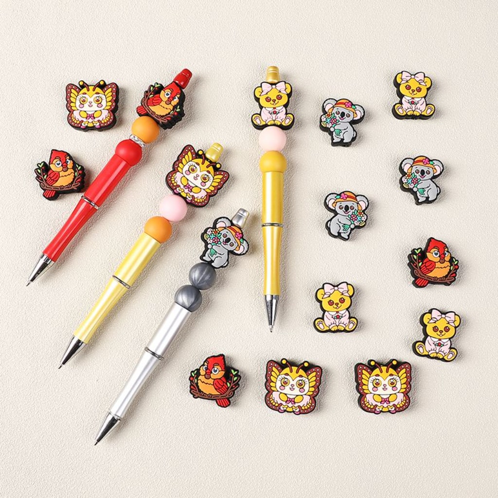 Series Cute Animals Silicone Focal Beads