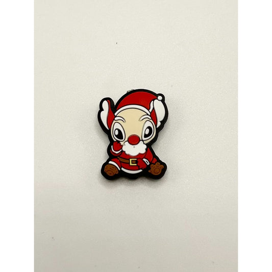 Santa Claus Stit Christmas Silicone Focal Beads