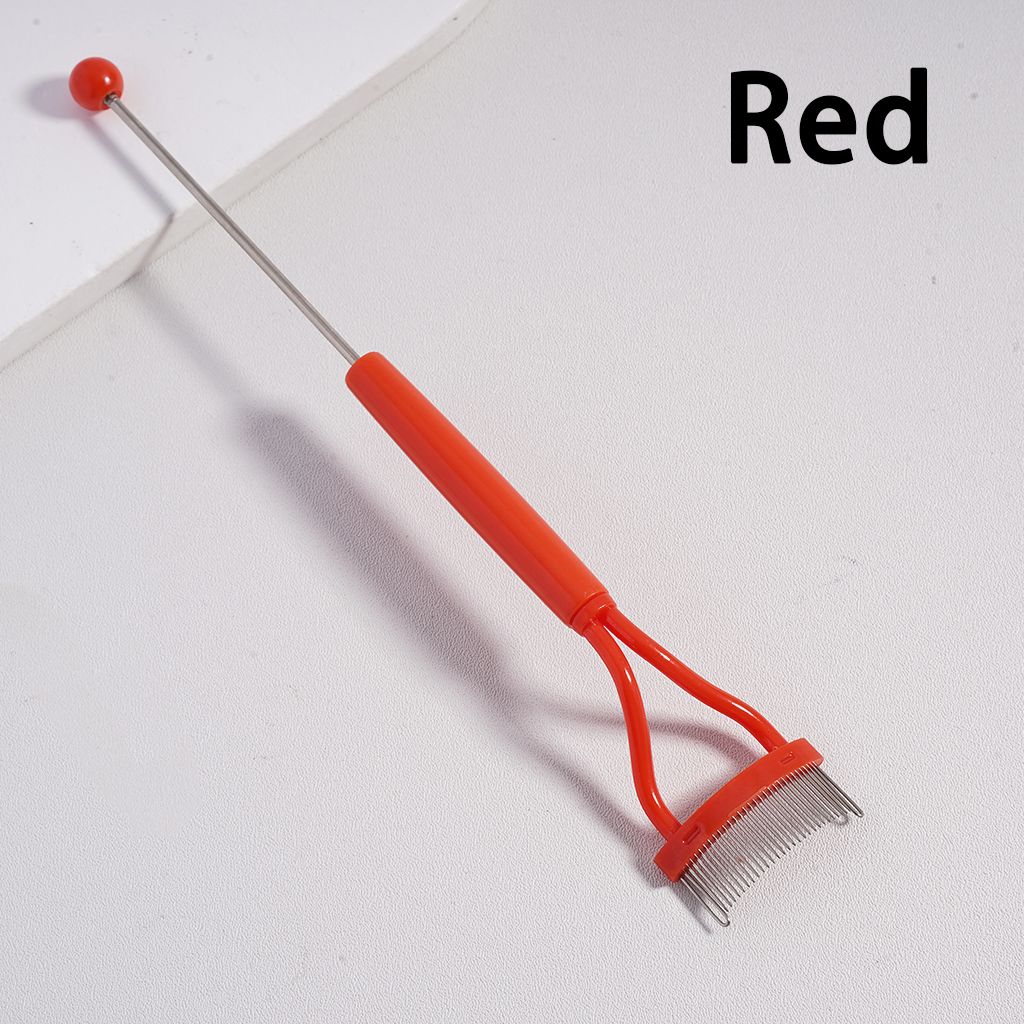 Beadable Eyelash Curler Tool Separator Comb Solid Color 157MM Random Mix